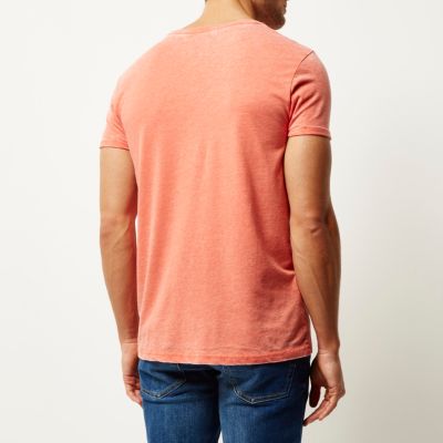 Orange marl t-shirt